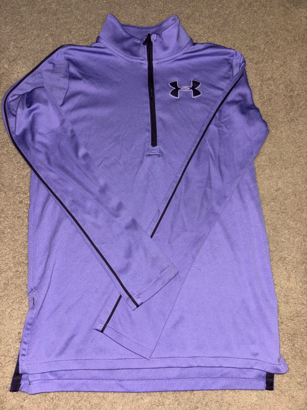 Under Armour Violet Athletic Quarter-Zip Top